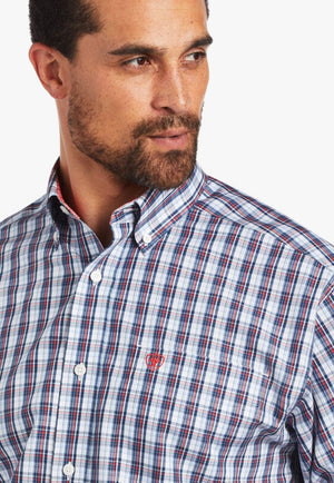 Ariat CLOTHING-Mens Long Sleeve Shirts Ariat Mens Wrinkle Free Nico Classic Long Sleeve Shirt
