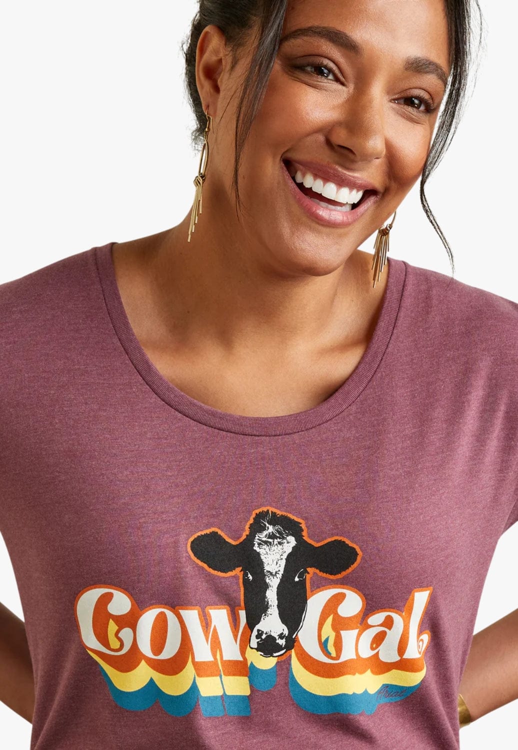 Ariat CLOTHING-WomensT-Shirts Ariat Womens Cow Gal T-Shirt