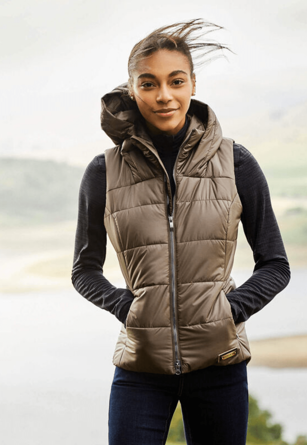 Gilet sans manche matelassé bodywarmer femme Gilet sans manche matelassé bodywarmer femme