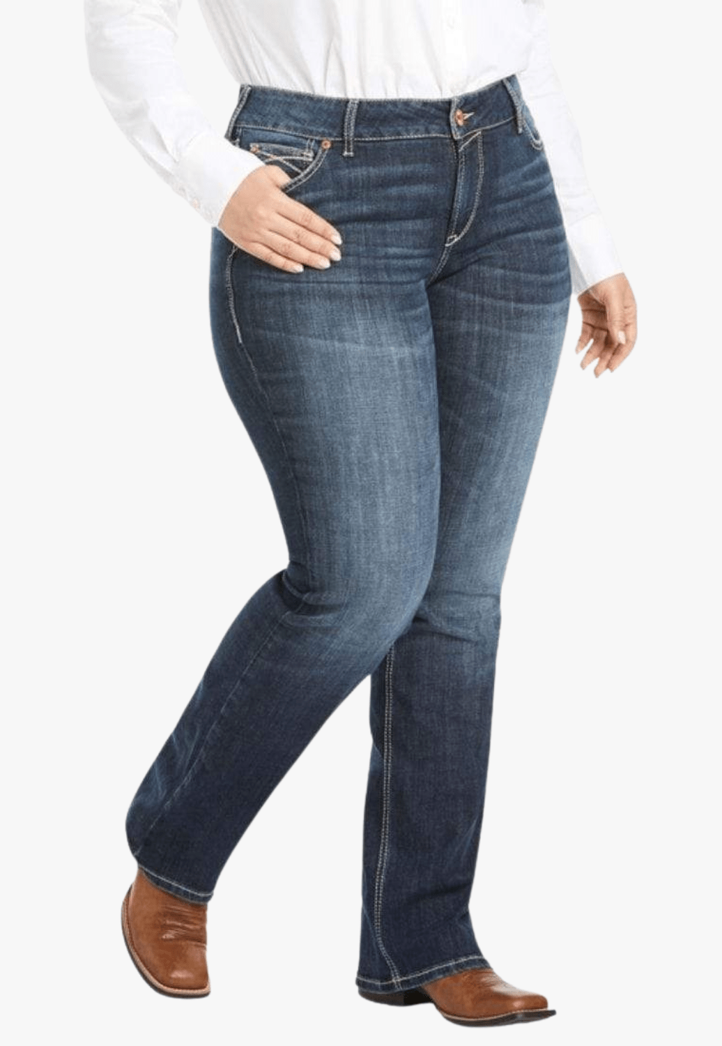 Ariat CLOTHING-Womens Jeans Ariat Womens REAL Boot Cut Jean