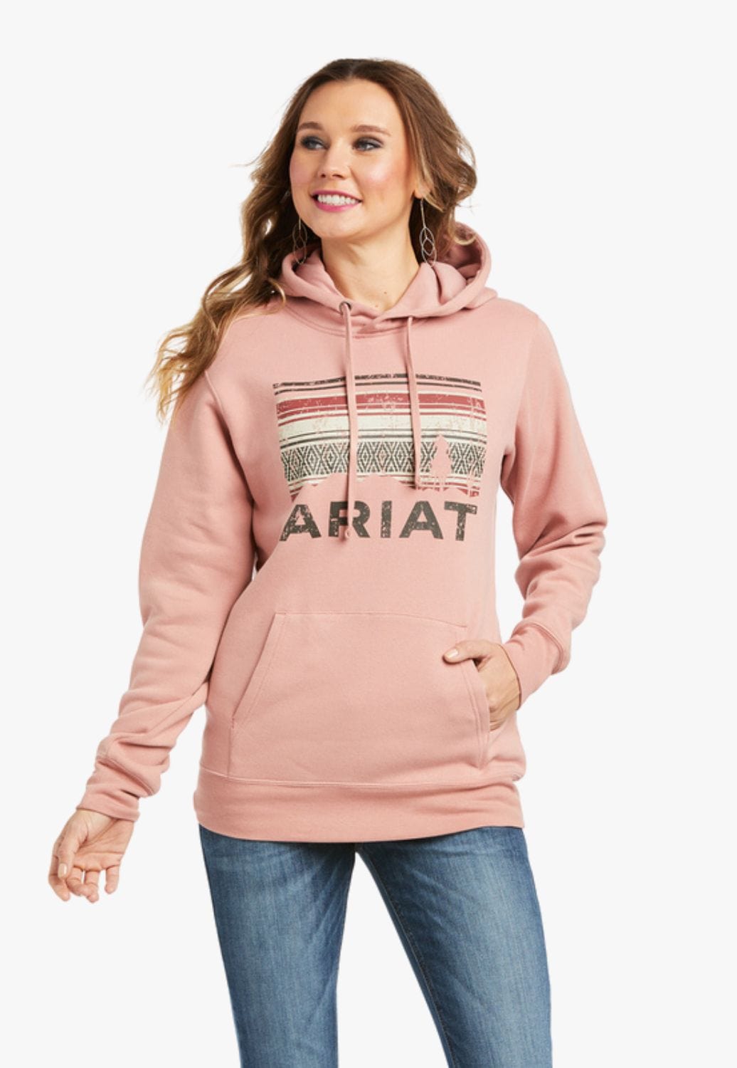 Ariat CLOTHING-Womens Pullovers Ariat Womens REAL Hoodie