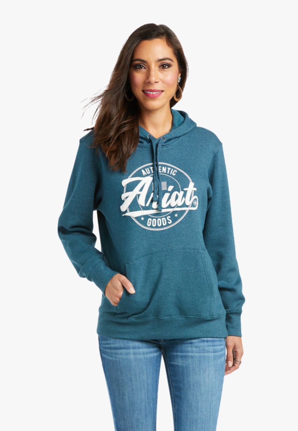 Ariat CLOTHING-Womens Pullovers Ariat Womens REAL Hoodie