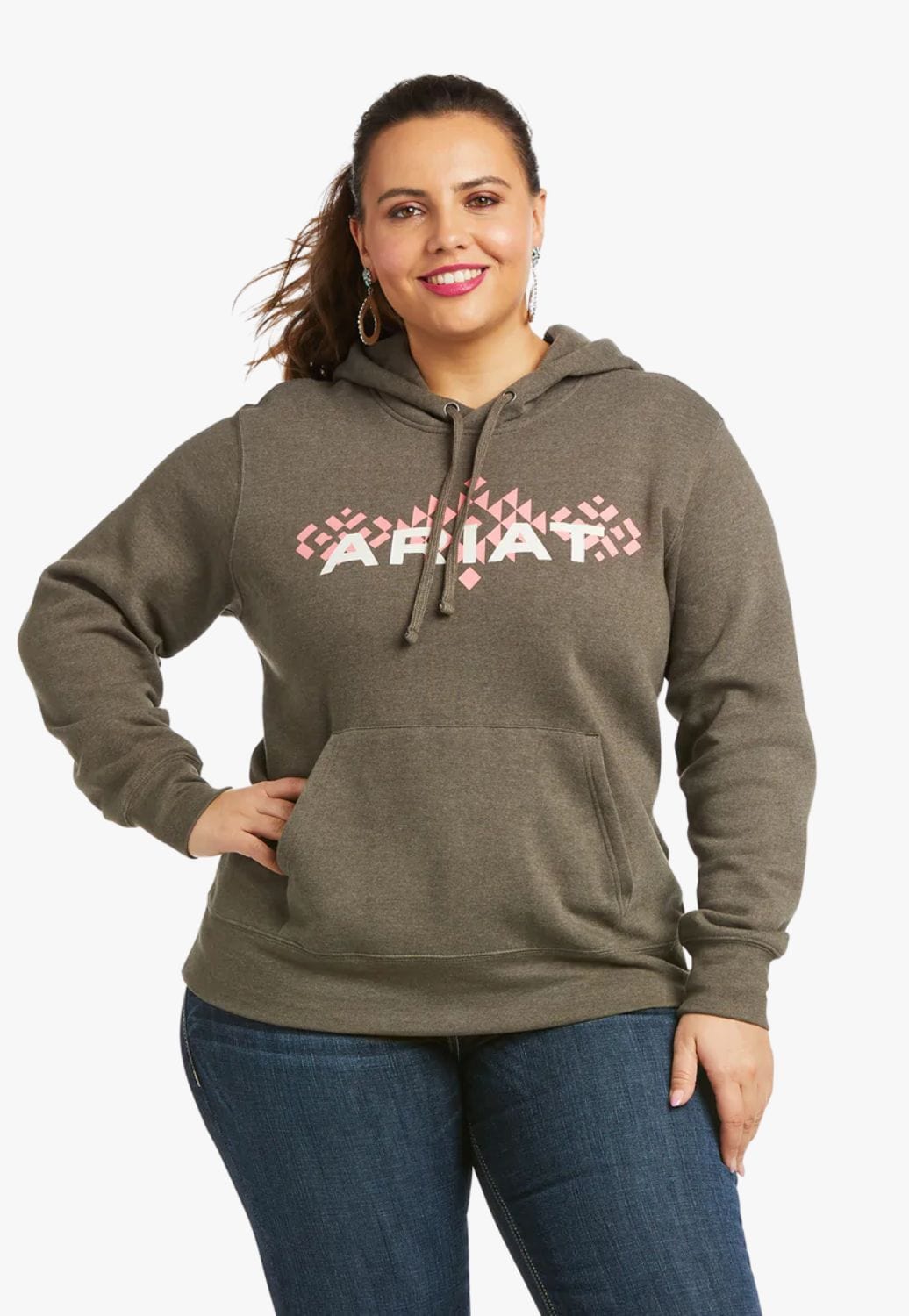 Ariat CLOTHING-Womens Pullovers Ariat Womens REAL Hoodie