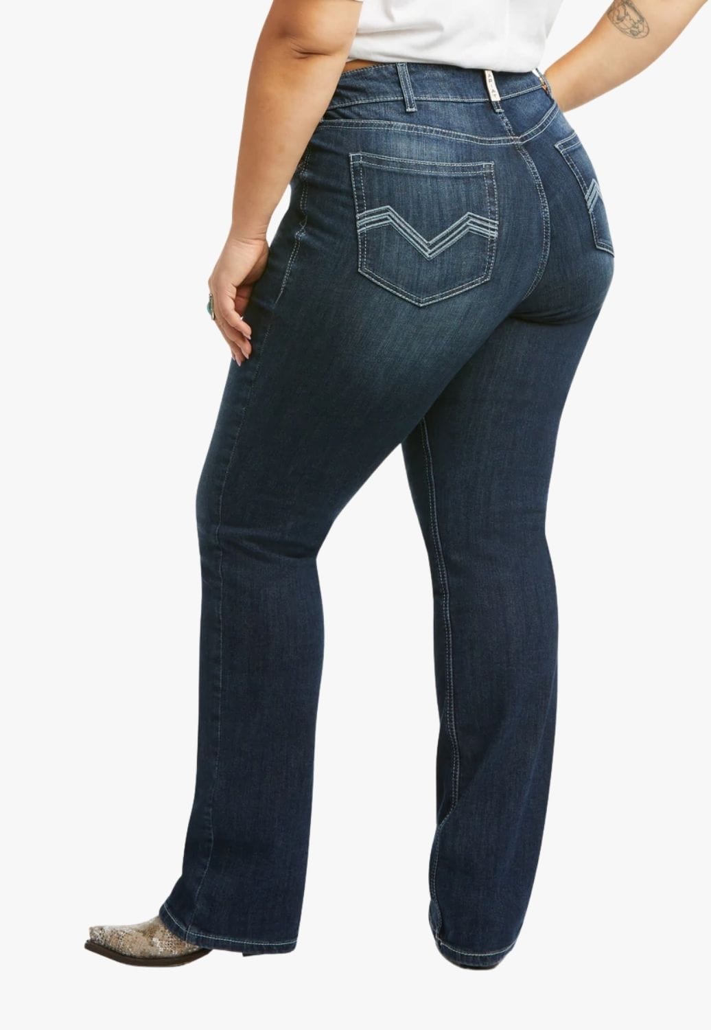 Ariat CLOTHING-Womens Jeans Ariat Womens REAL Mid Rise Boot Cut Jean