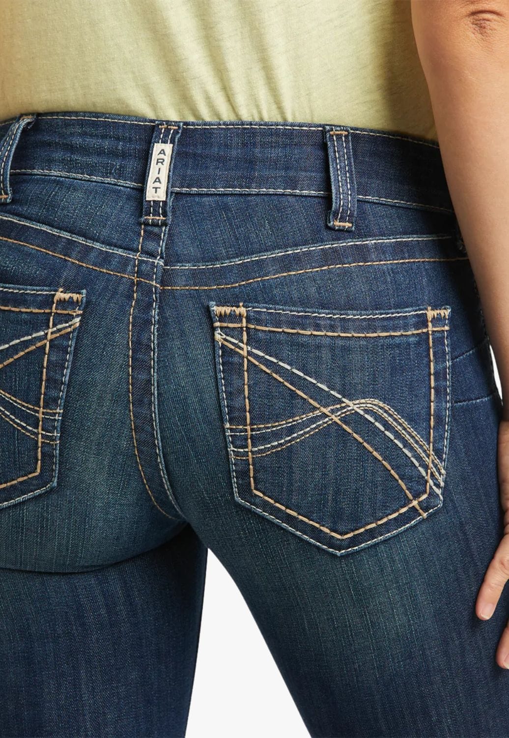 Ariat CLOTHING-Womens Jeans Ariat Womens REAL Mid Rise Boot Cut Jean