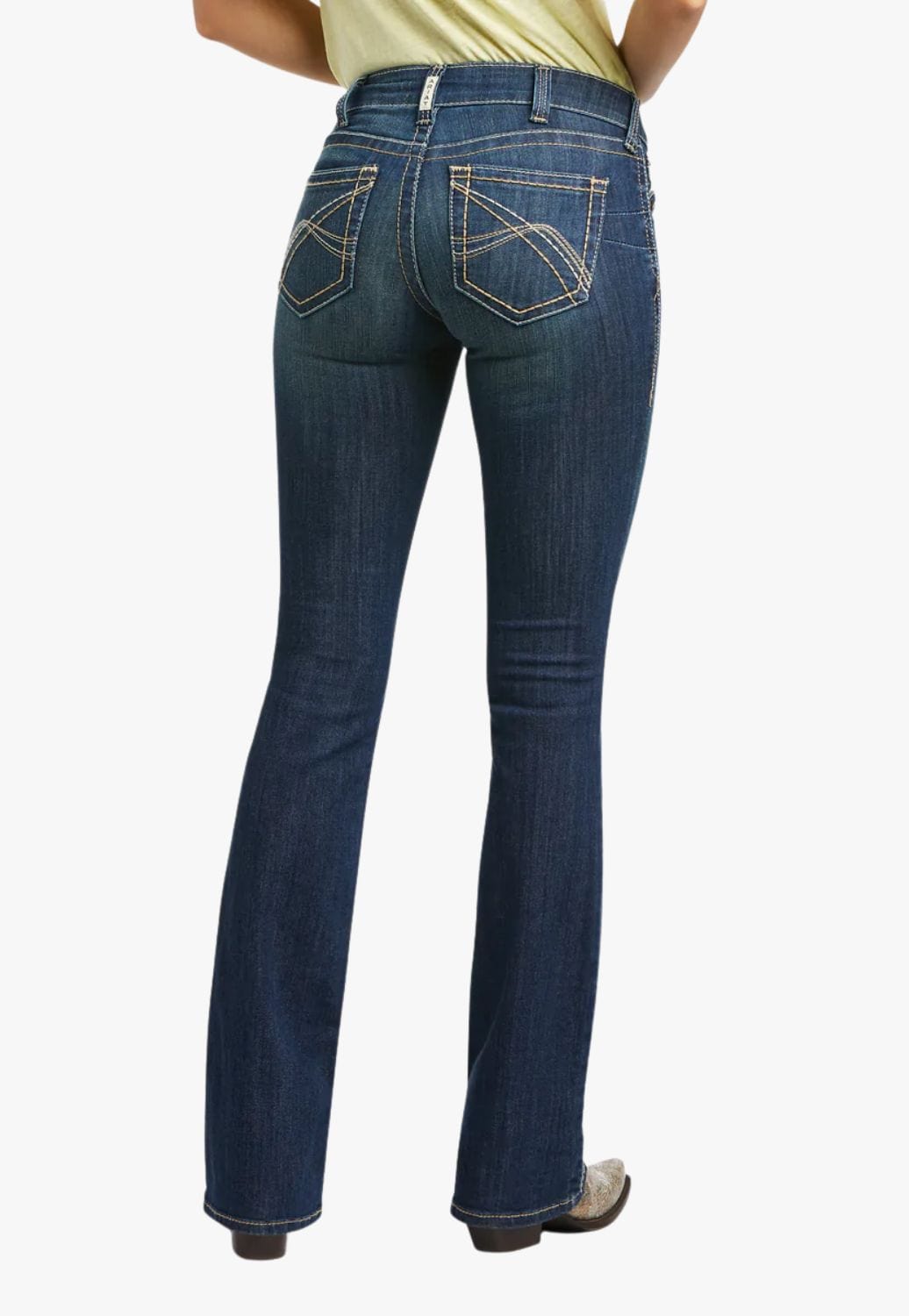 Ariat CLOTHING-Womens Jeans Ariat Womens REAL Mid Rise Boot Cut Jean