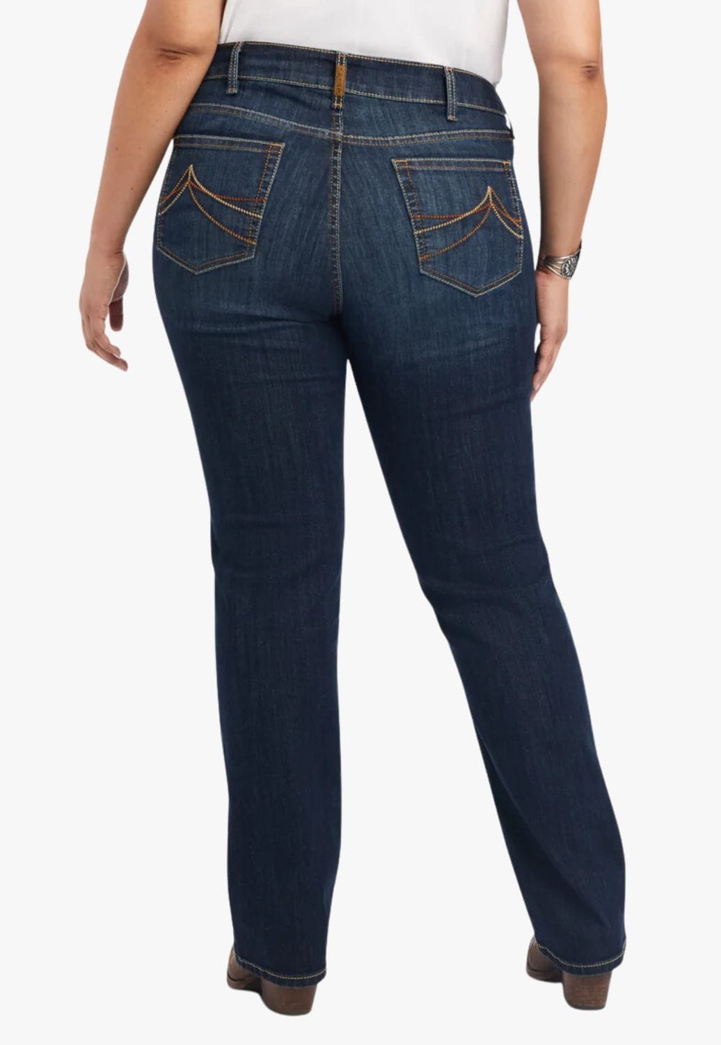 Ariat CLOTHING-Womens Jeans Ariat Womens REAL Octavia Mid Rise Straight Leg