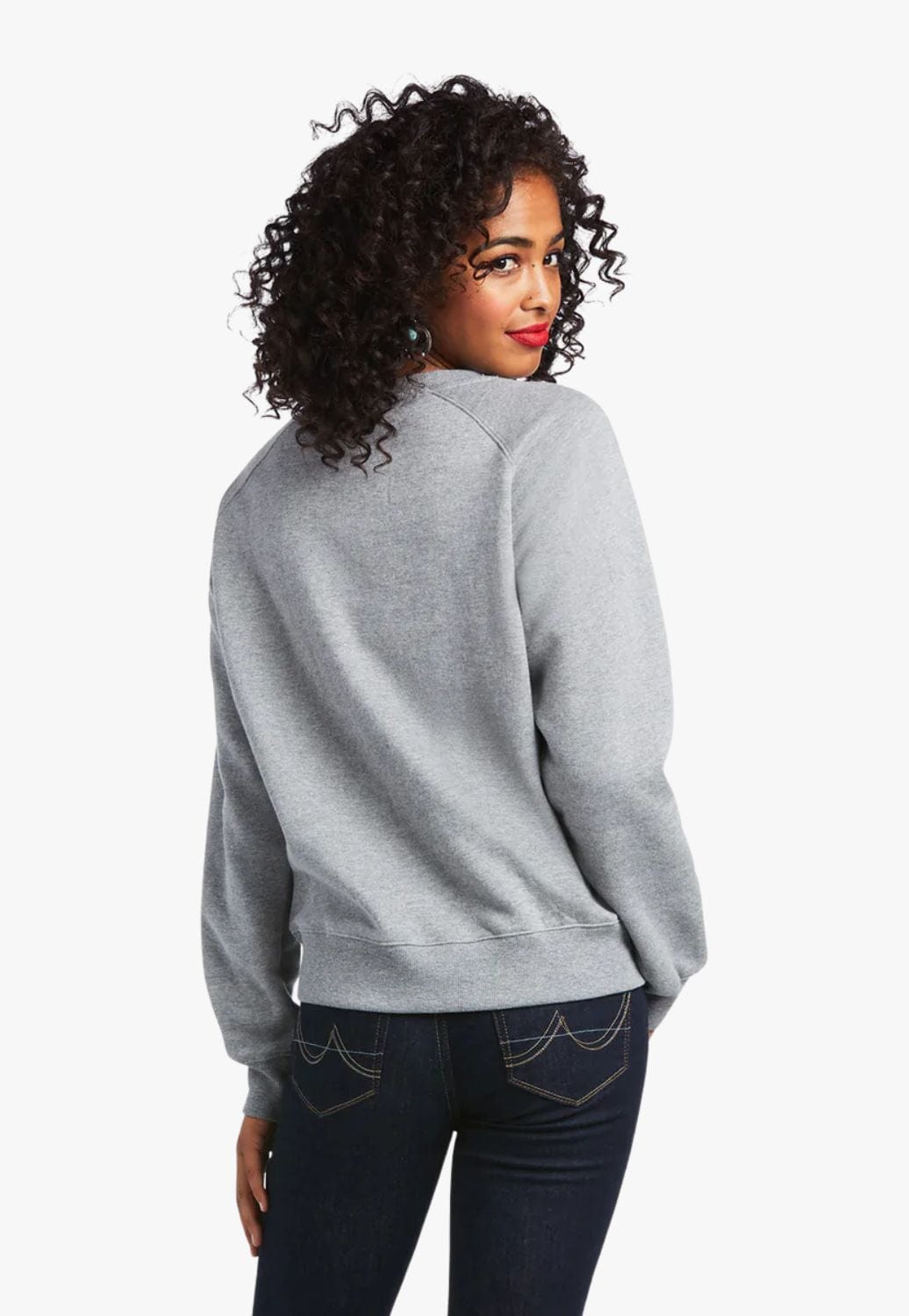 Ariat CLOTHING-Womens Pullovers Ariat Womens REAL Pacific Steer Head Pullover