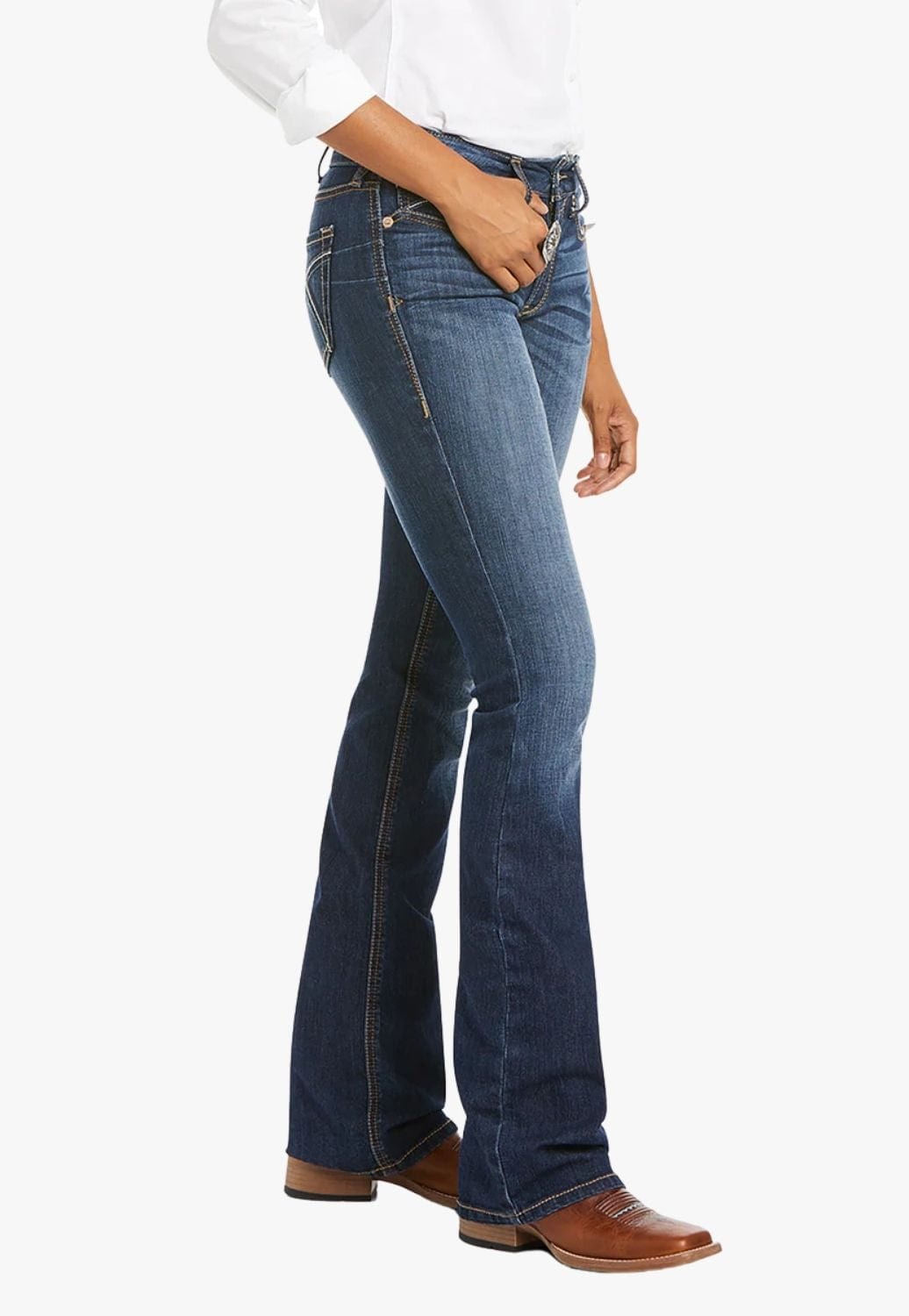 Ariat CLOTHING-Womens Jeans Ariat Womens REAL Perfect Rise Rosa Jean