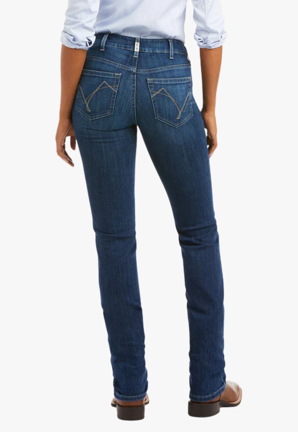 Ariat CLOTHING-Womens Jeans Ariat Womens REAL Perfect Rise Straight Leg Jean