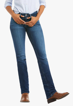 Ariat CLOTHING-Womens Jeans Ariat Womens REAL Perfect Rise Straight Leg Jean