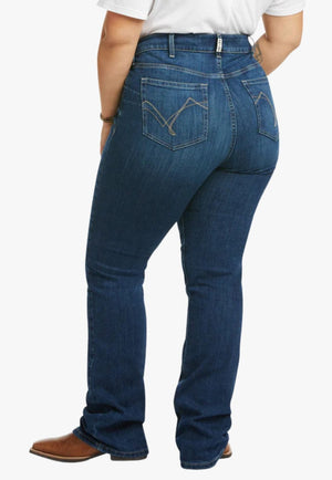 Ariat CLOTHING-Womens Jeans Ariat Womens REAL Perfect Rise Straight Leg Jean