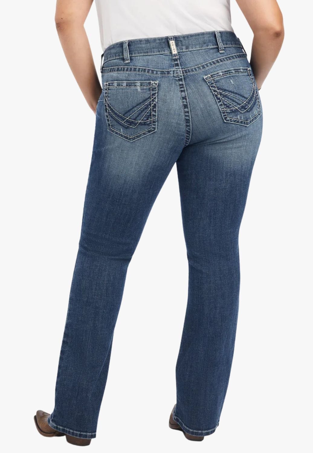 Ariat CLOTHING-Womens Jeans Ariat Womens REAL Raquel Mid Rise Boot Cut Jean