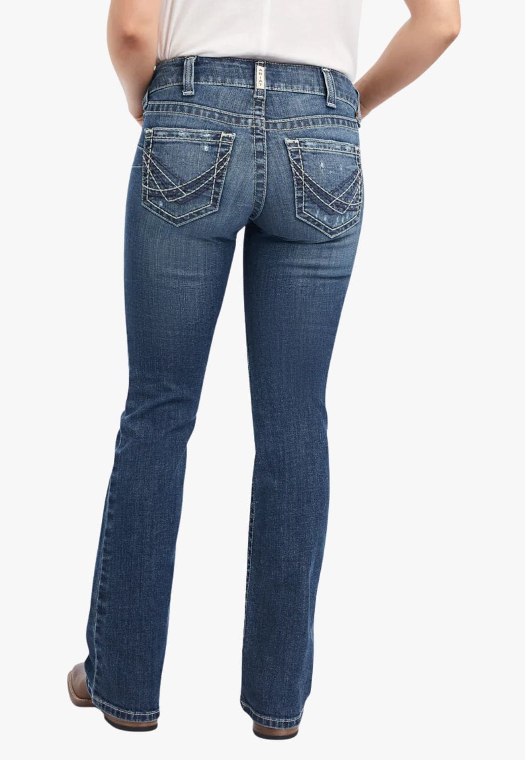 Ariat CLOTHING-Womens Jeans Ariat Womens REAL Raquel Mid Rise Boot Cut Jean