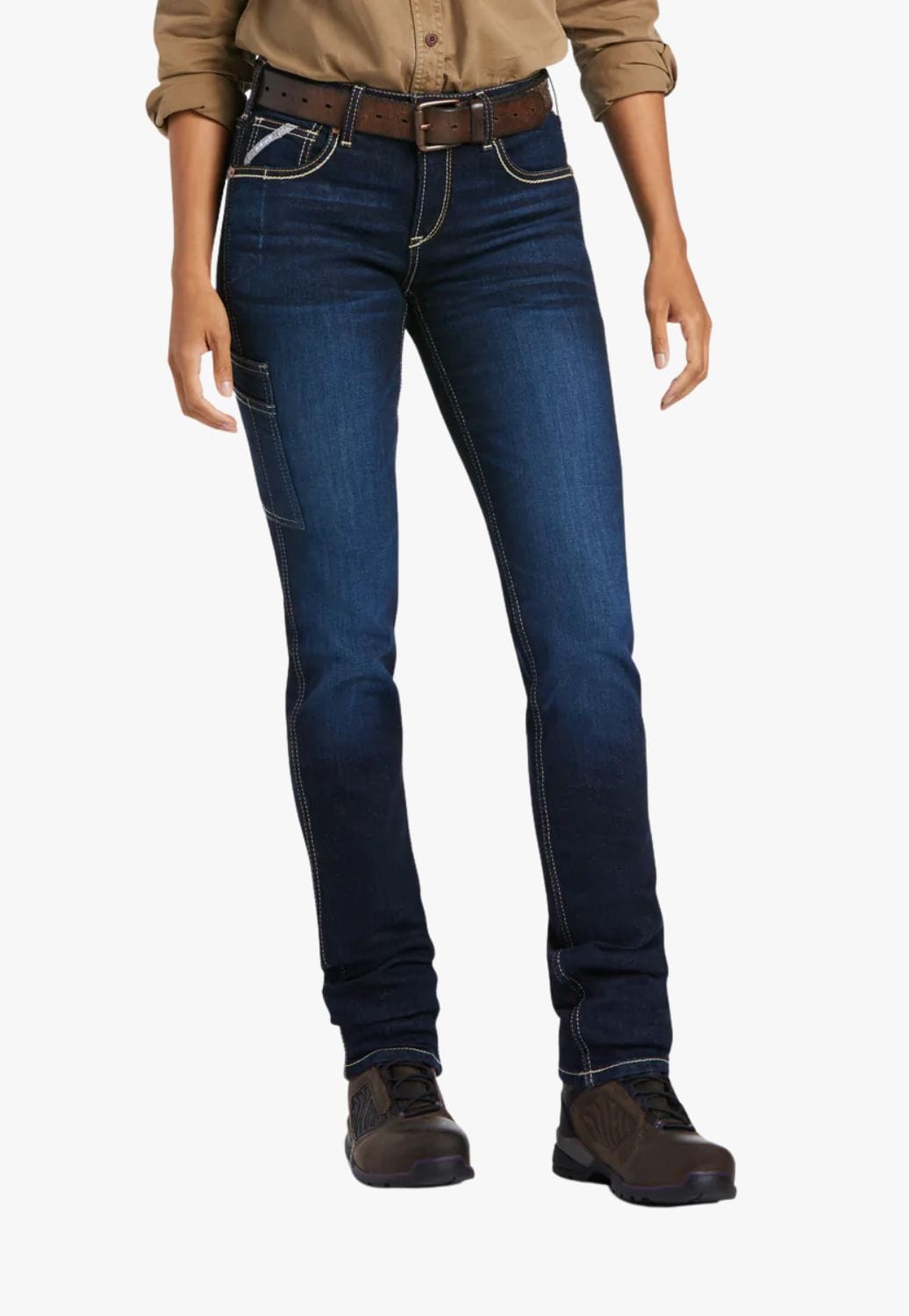 Ariat CLOTHING-Womens Jeans Ariat Womens Rebar Flex Perfect Rise Slim Jean