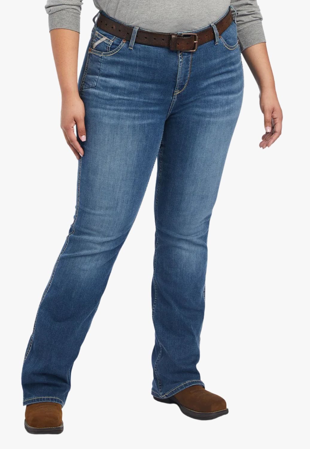 Ariat CLOTHING-Womens Jeans Ariat Womens Rebar Riveter Perfect Rise Boot Cut Jean