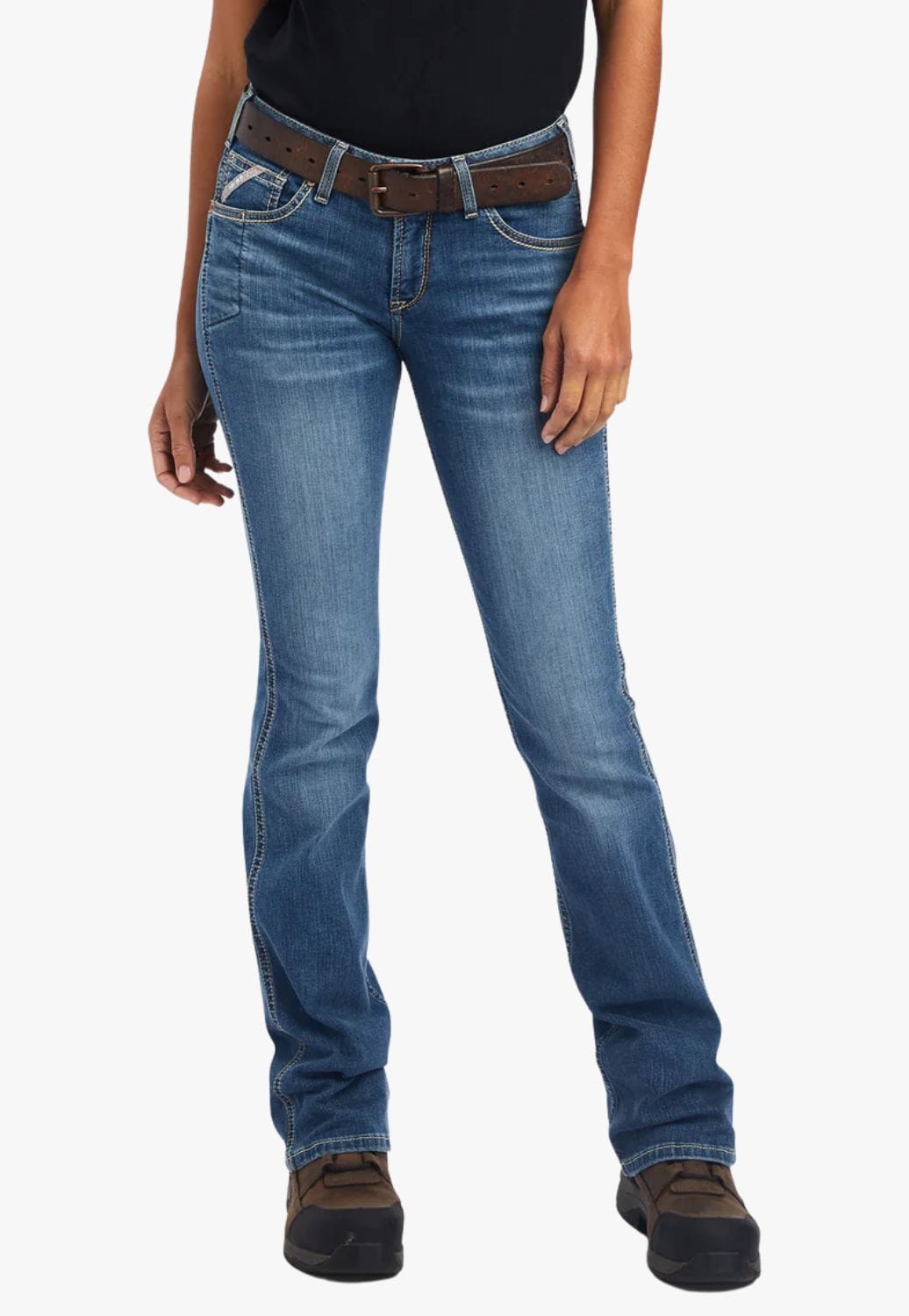 Ariat CLOTHING-Womens Jeans Ariat Womens Rebar Riveter Perfect Rise Boot Cut Jean