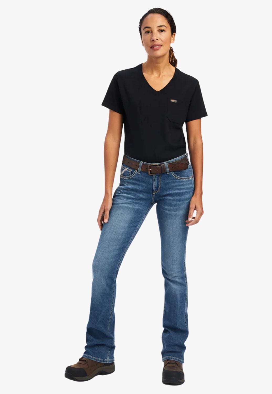 Ariat CLOTHING-Womens Jeans Ariat Womens Rebar Riveter Perfect Rise Boot Cut Jean