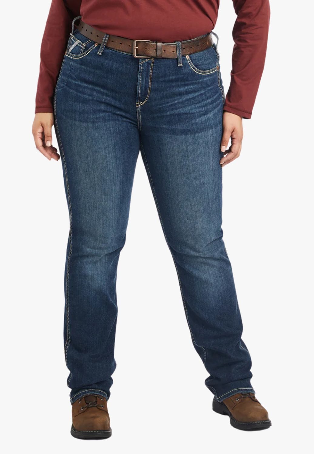 Ariat CLOTHING-Womens Jeans Ariat Womens Rebar Riveter Perfect Rise Straight Jean