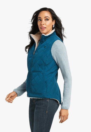 Ariat CLOTHING-Womens Vests Ariat Womens Reversible Dilon Vest