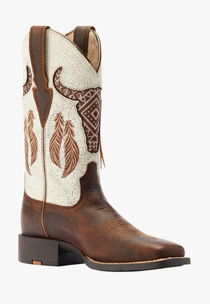 Ariat FOOTWEAR - Womens Western Boots Ariat Womens Round Up Southwest Stretch Fit Top Boot