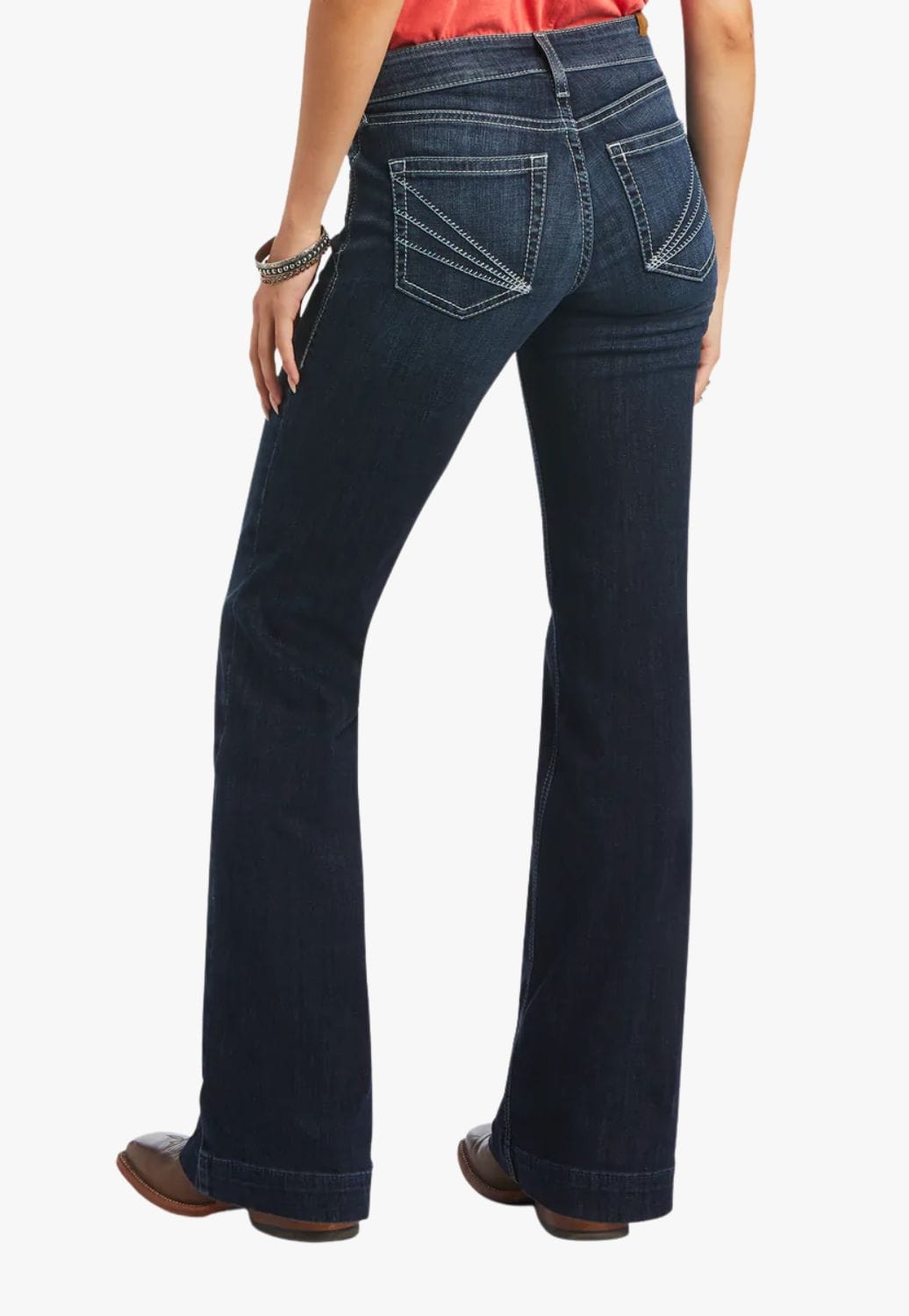 Ariat CLOTHING-Womens Jeans Ariat Womens Trouser Perfect Ride Aisha Wide Leg Jean