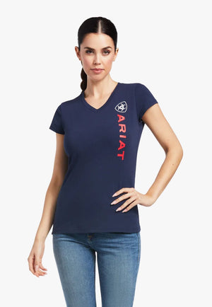 Ariat CLOTHING-WomensT-Shirts Ariat Womens Vertical Logo T-Shirt