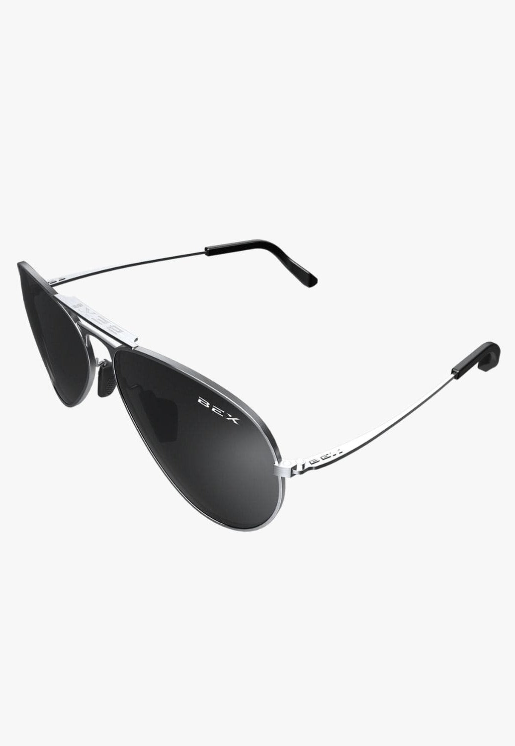 BEX ACCESSORIES-Sunglasses Black/Silver Bex Wesley Sunglasses