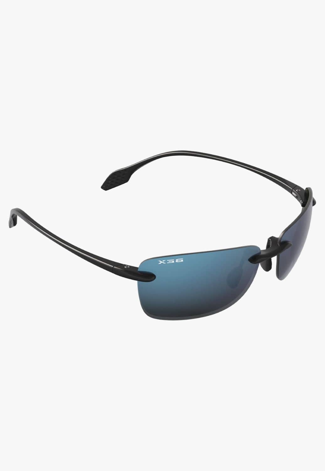 BEX ACCESSORIES-Sunglasses Black/Sky Bex Jaxyn X Sunglasses