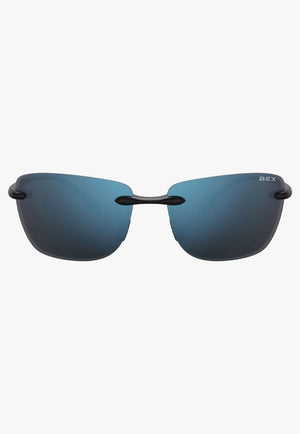 BEX ACCESSORIES-Sunglasses Black/Sky Bex Jaxyn X Sunglasses