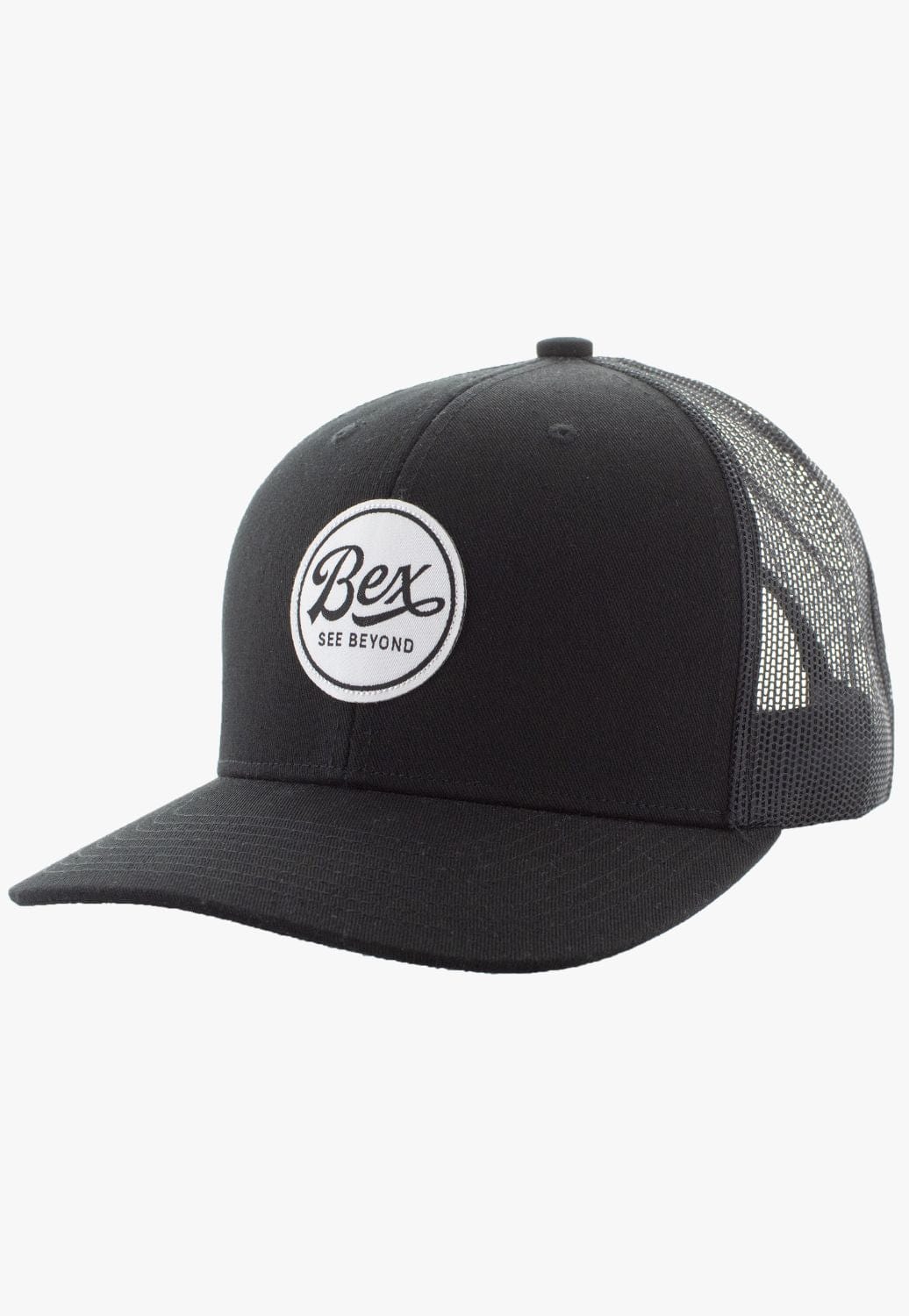 BEX HATS - Caps Black/White Bex Longhand Cap