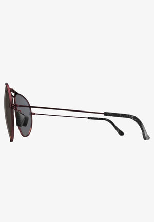 BEX ACCESSORIES-Sunglasses Burgundy/Gold Bex Wesley Sunglasses