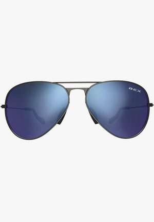 BEX ACCESSORIES-Sunglasses Gunmetal/Iris BEX Wesley Sunglasses