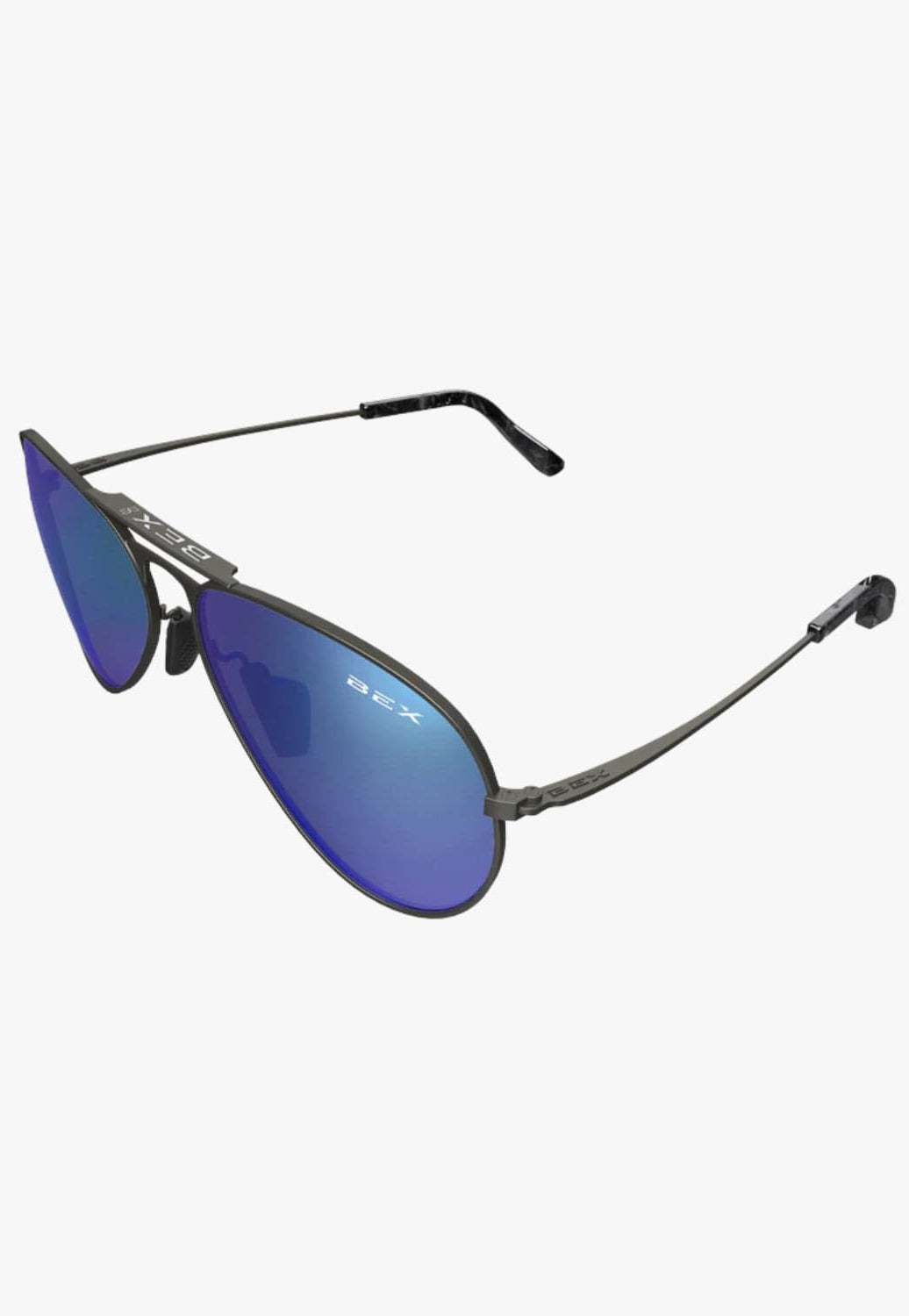 BEX ACCESSORIES-Sunglasses Gunmetal/Iris BEX Wesley Sunglasses