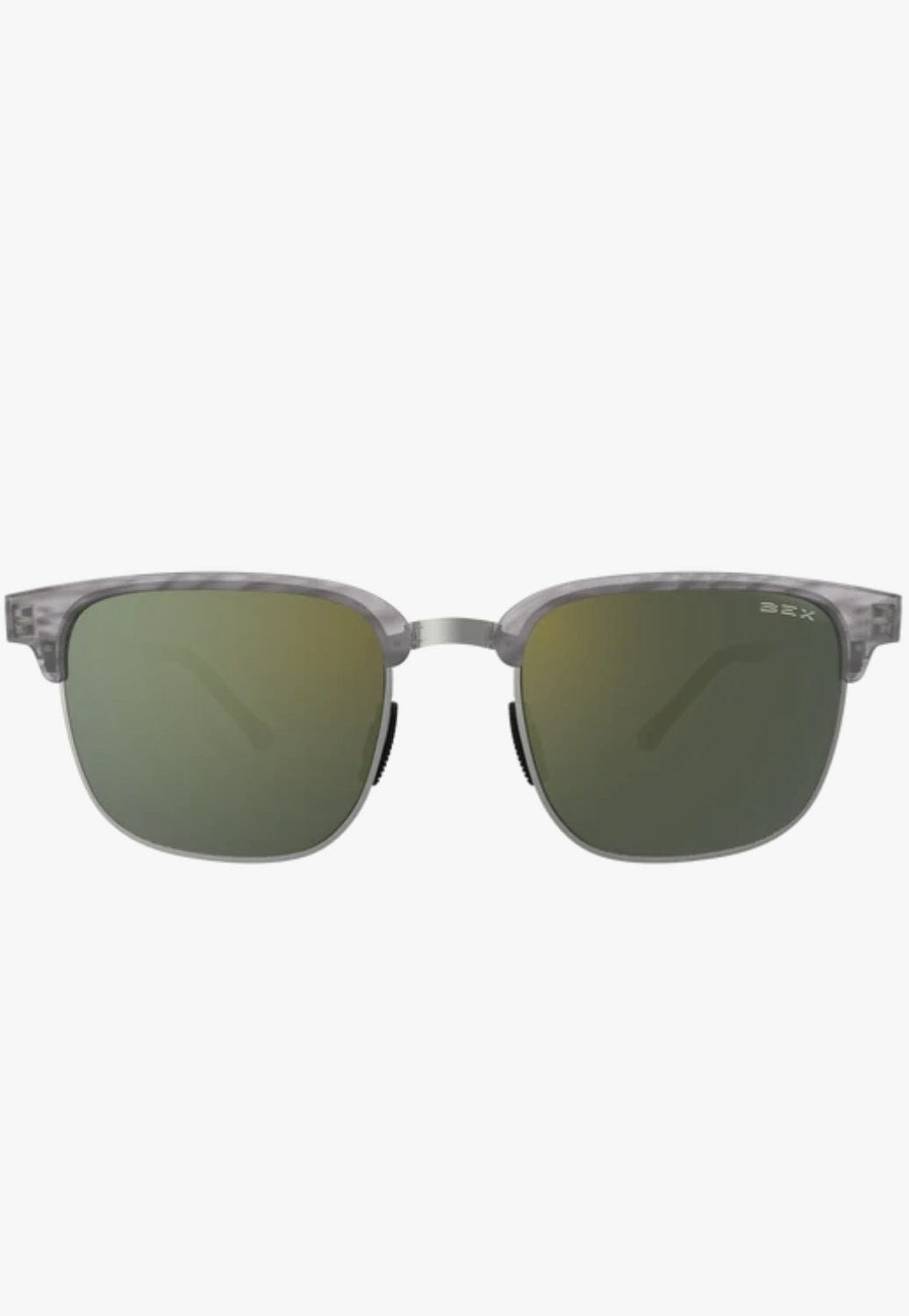 BEX ACCESSORIES-Sunglasses Silver/Forest Bex Roger Sunglasses