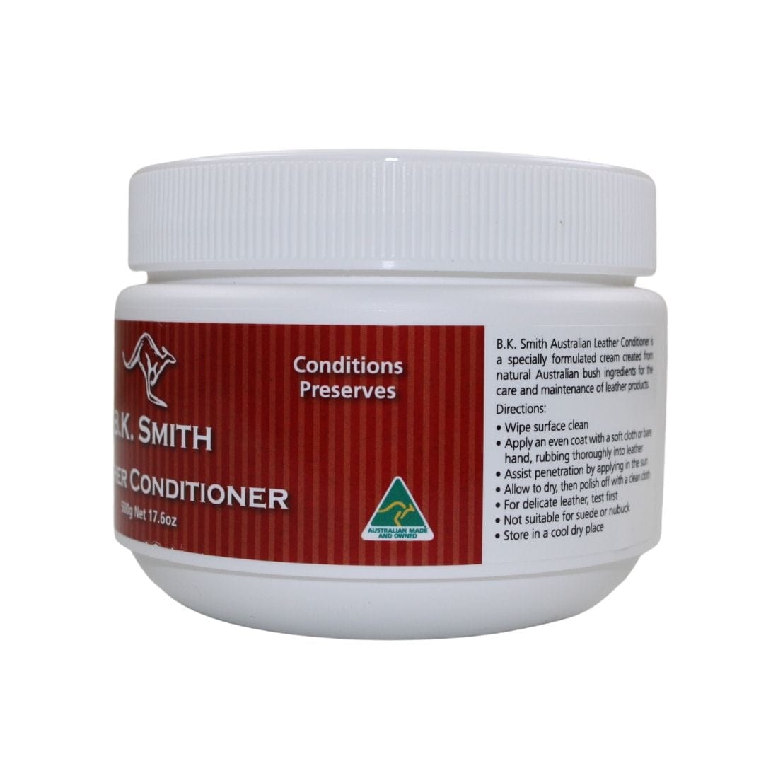 BK Smith ACCESSORIES-General B.K. Smith Australian Leather Conditioner 500g
