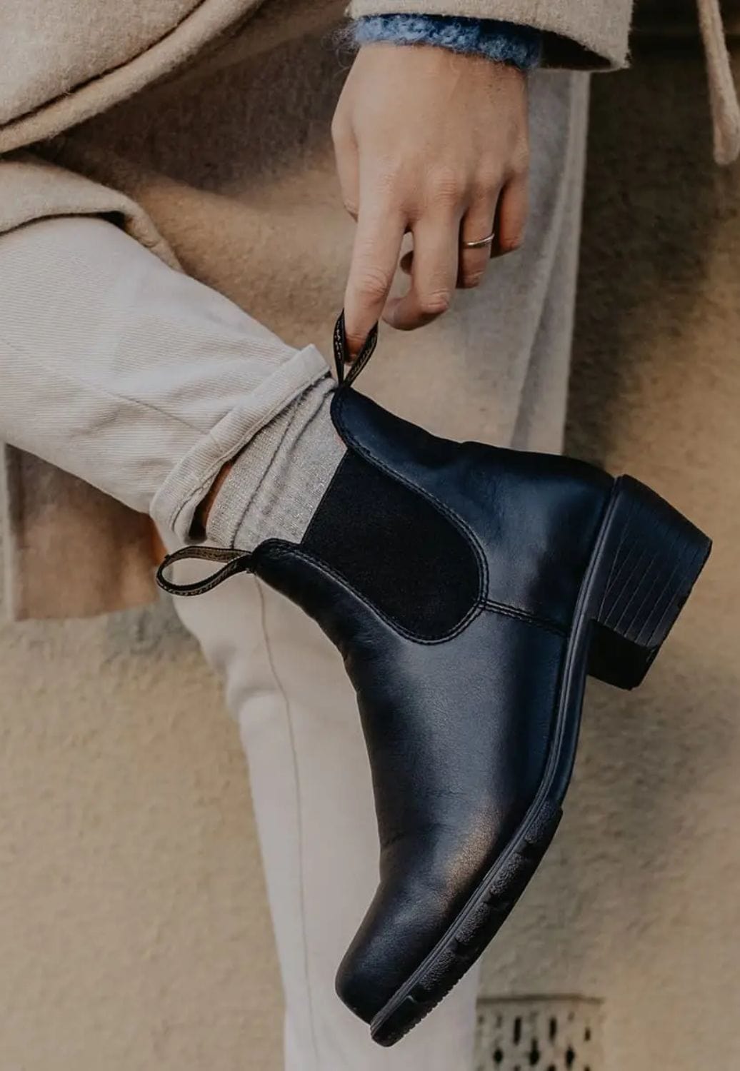 Blundstone FOOTWEAR - Womens Fashion Boots Blundstone Womens Elastic Side Heeled Boot #1671