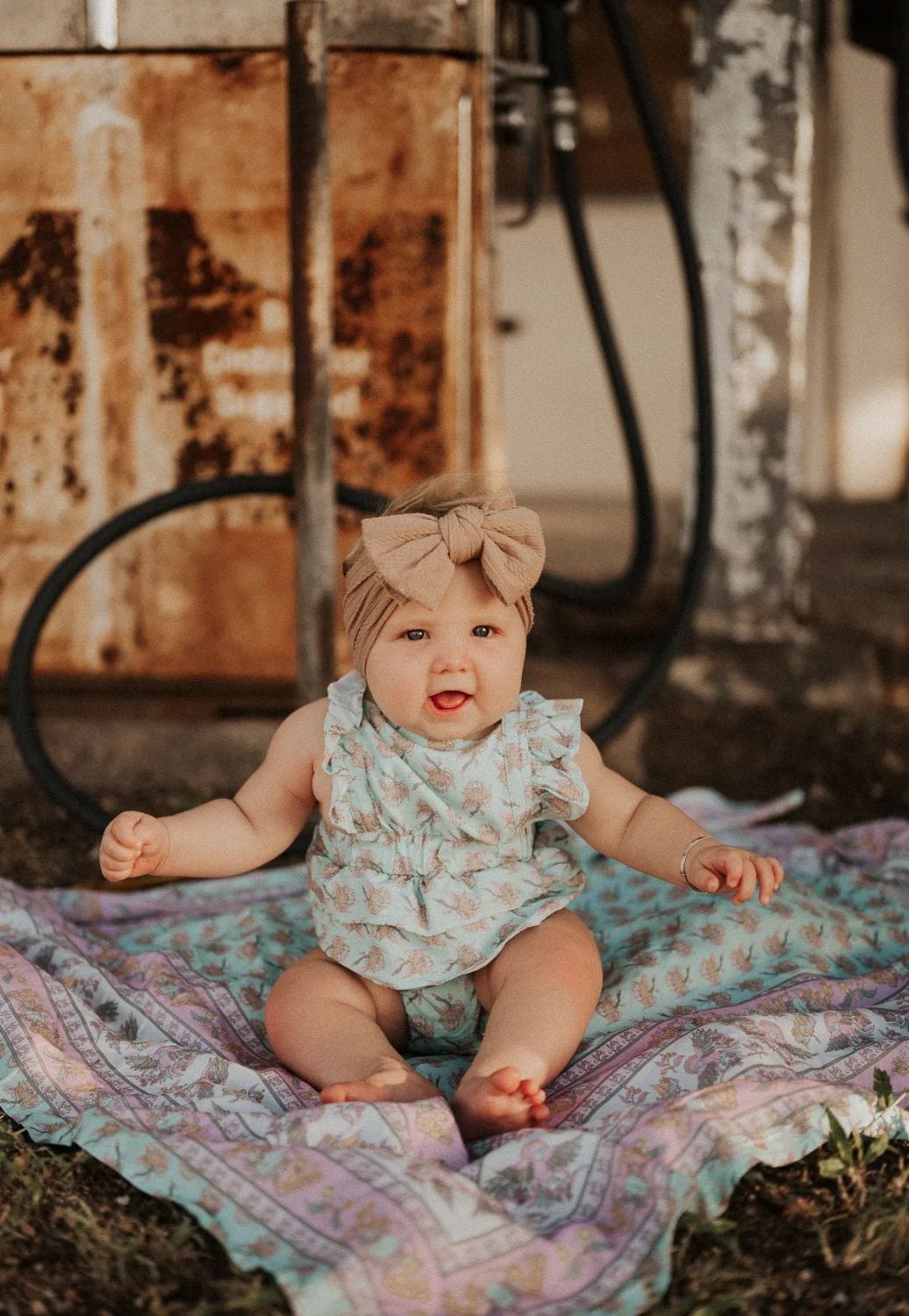 Buck Wild Country CLOTHING-Infants Buck Wild Country Infants Blooming Wild Romper