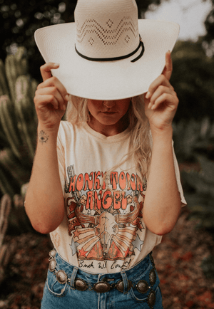 Buck Wild Country CLOTHING-WomensT-Shirts Buck Wild Country Womens Honky Tonk Angel T-Shirt