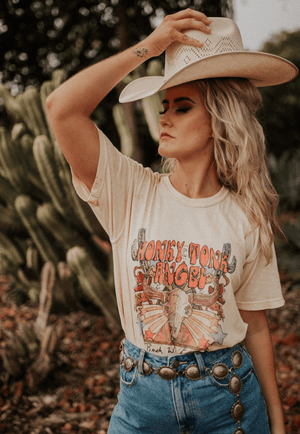 Buck Wild Country CLOTHING-WomensT-Shirts Buck Wild Country Womens Honky Tonk Angel T-Shirt