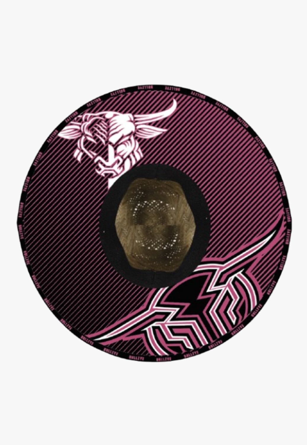 Bullzye HATS - Straw Bullzye Adults Blazin Straw Hat