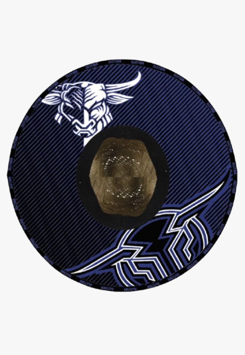 Bullzye HATS - Straw Bullzye Adults Blazin Straw Hat