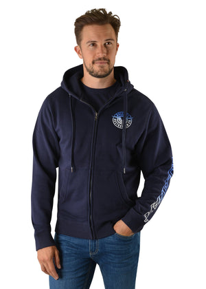 Bullzye CLOTHING-Mens Pullovers Bullzye Mens Bullring Zip Up Hoodie