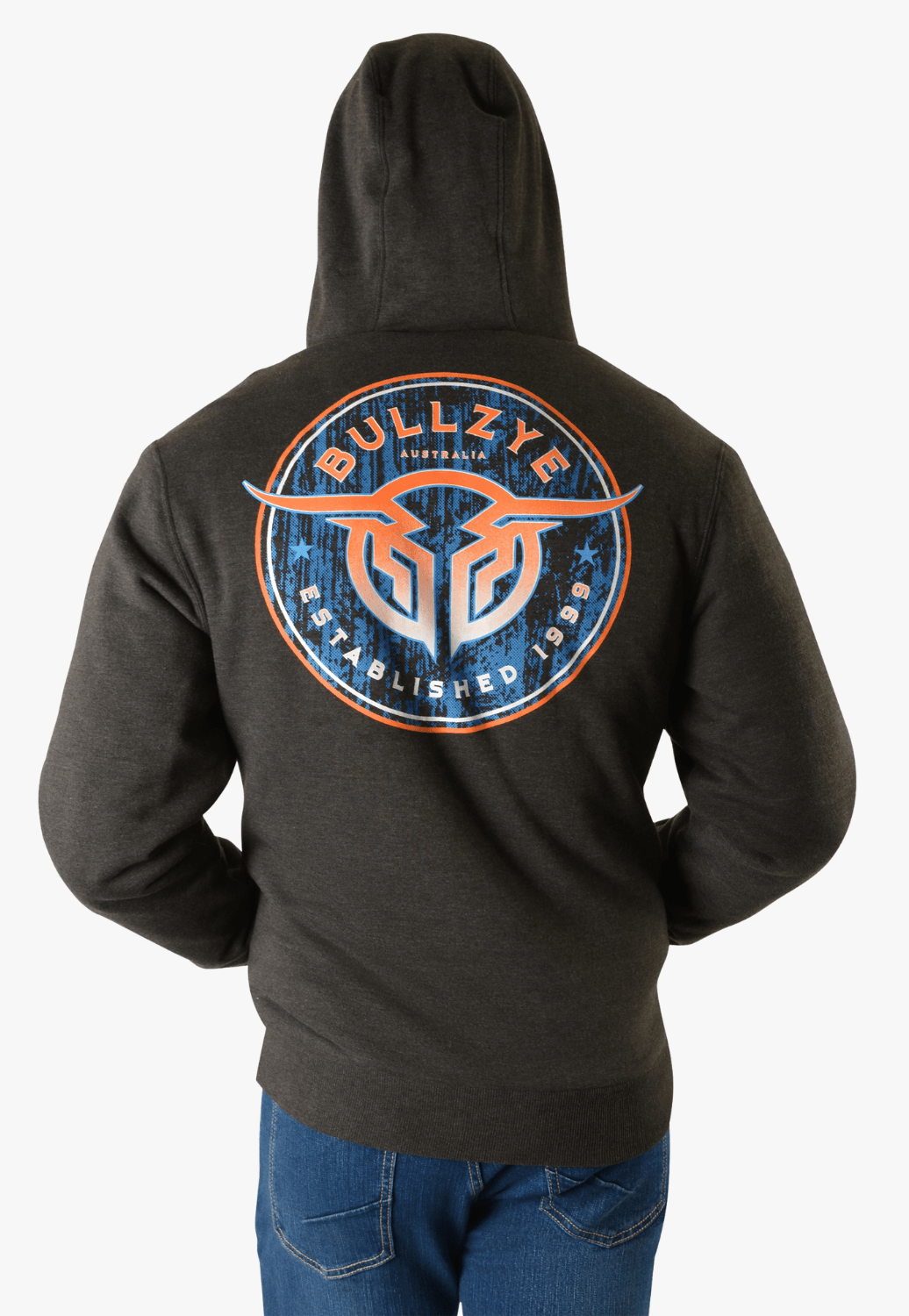 Bullzye CLOTHING-Mens Pullovers Bullzye Mens Compilation Zip Up Hoodie