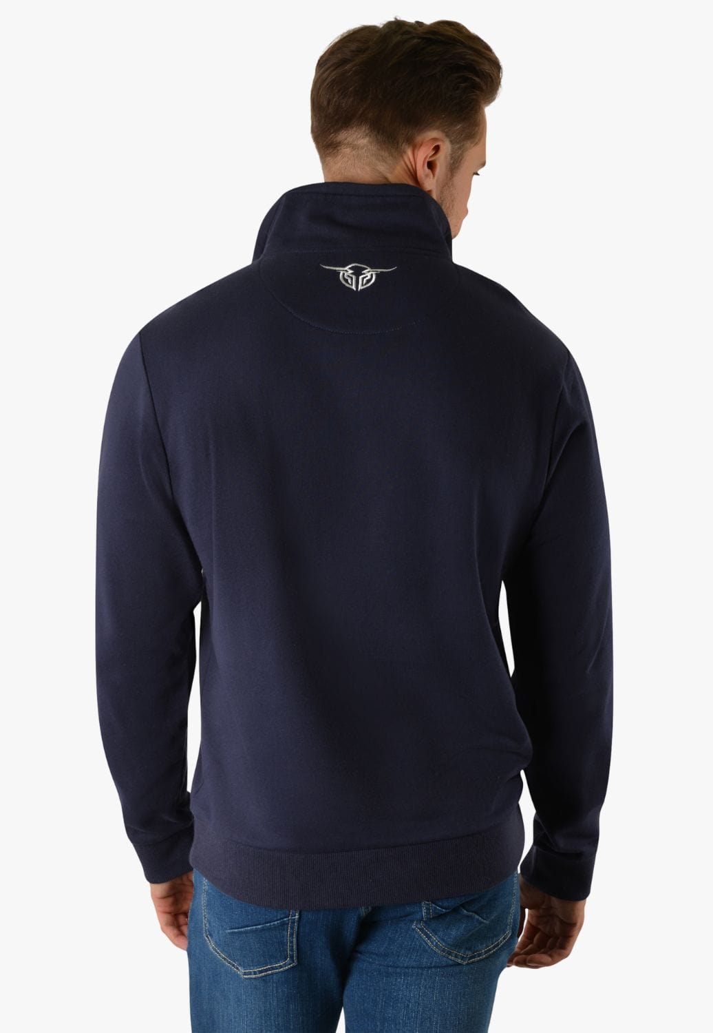 Bullzye CLOTHING-Mens Pullovers Bullzye Mens Logo 1/4 Zip Pullover