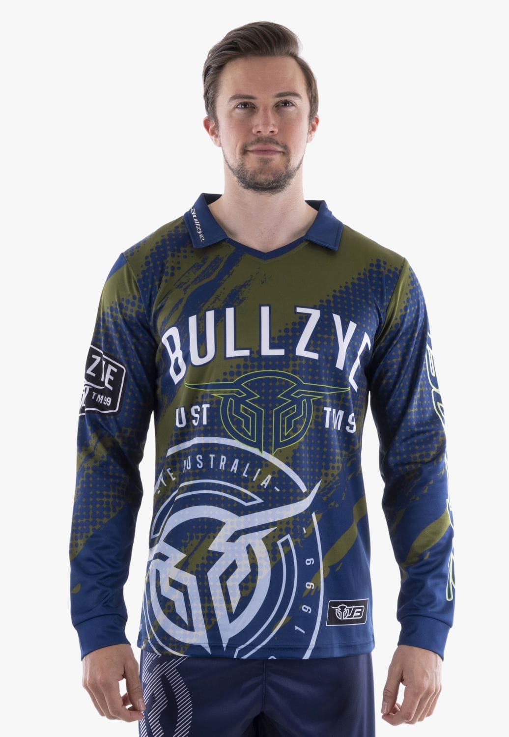 Bullzye CLOTHING-Mens Long Sleeve Shirts Bullzye Mens Prime Long Sleeve Shirt