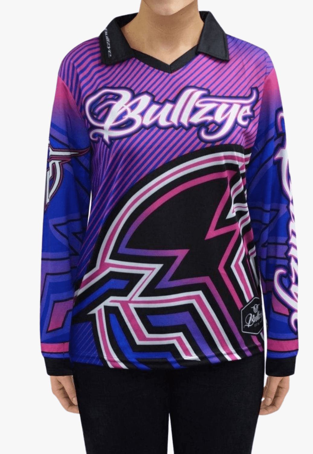 Bullzye CLOTHING-Womens Long Sleeve Shirts Bullzye Womens Bullring Long Sleeve Shirt
