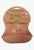 Cactus Creek Co. ACCESSORIES-General Apricot Cactus Creek Co Girl Roper Silicone Bib