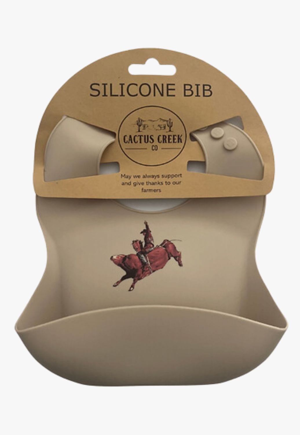 Cactus Creek Co. ACCESSORIES-General Bone Cactus Creek Co Bullrider Silicone Bib