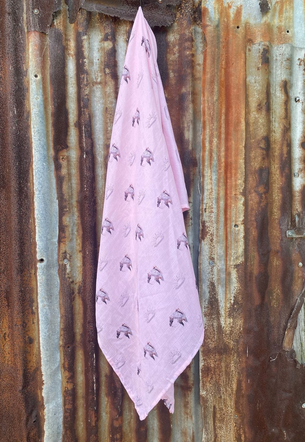 Cactus Creek Co. Homewares - General Pink Cactus Creek Co Horse Swaddle